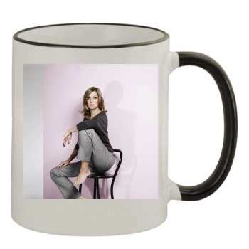 Alexandra Maria Lara 11oz Colored Rim & Handle Mug