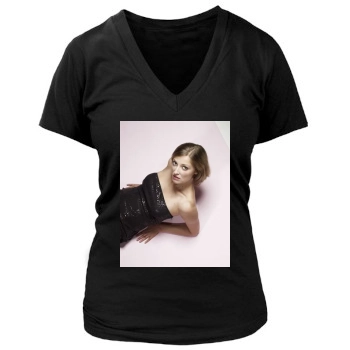 Alexandra Maria Lara Women's Deep V-Neck TShirt