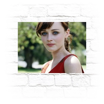 Alexis Bledel Metal Wall Art