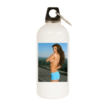 Ali Landry White Water Bottle With Carabiner