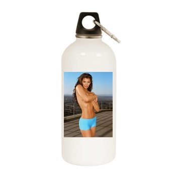 Ali Landry White Water Bottle With Carabiner