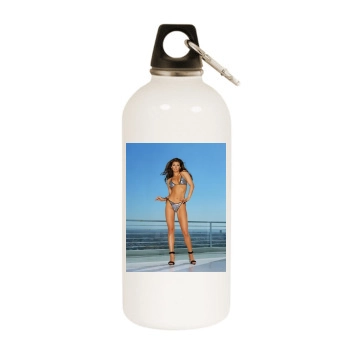 Ali Landry White Water Bottle With Carabiner