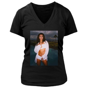 Ali Landry Women's Deep V-Neck TShirt