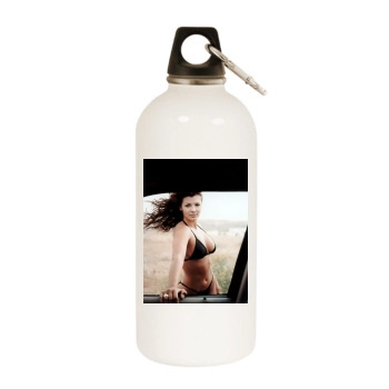 Ali Landry White Water Bottle With Carabiner