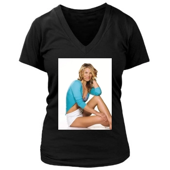 Ali Larter Women's Deep V-Neck TShirt