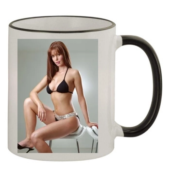 Amy Nuttall 11oz Colored Rim & Handle Mug