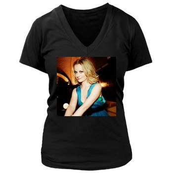 Amy Poehler Women's Deep V-Neck TShirt