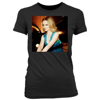 Amy Poehler Women's Junior Cut Crewneck T-Shirt