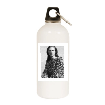 Ali Stephens White Water Bottle With Carabiner