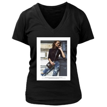 Ali Stephens Women's Deep V-Neck TShirt