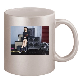 Alicia Keys 11oz Metallic Silver Mug