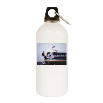 Alicia Keys White Water Bottle With Carabiner