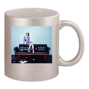 Alicia Keys 11oz Metallic Silver Mug