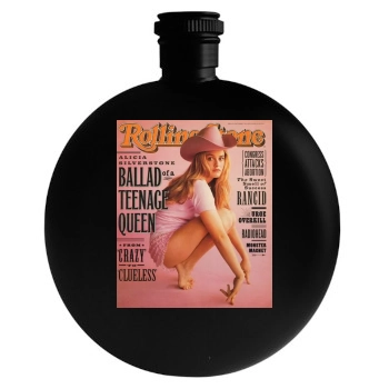 Alicia Silverstone Round Flask