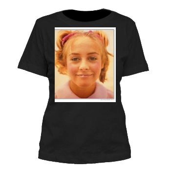 Alicia Silverstone Women's Cut T-Shirt