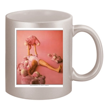 Alicia Silverstone 11oz Metallic Silver Mug