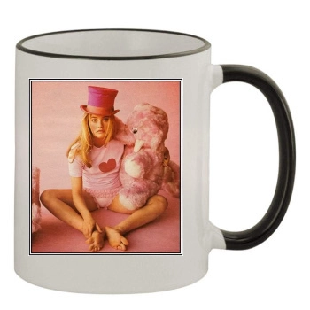 Alicia Silverstone 11oz Colored Rim & Handle Mug