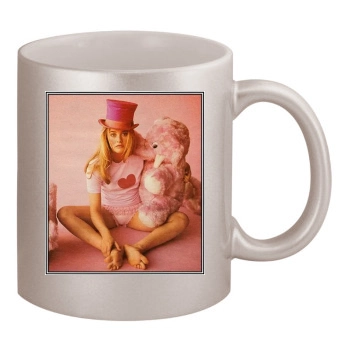 Alicia Silverstone 11oz Metallic Silver Mug