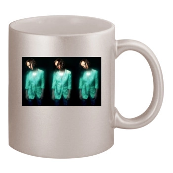 Alizee 11oz Metallic Silver Mug