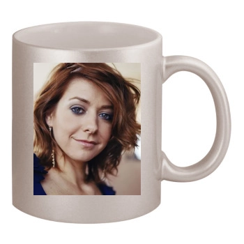 Alyson Hannigan 11oz Metallic Silver Mug