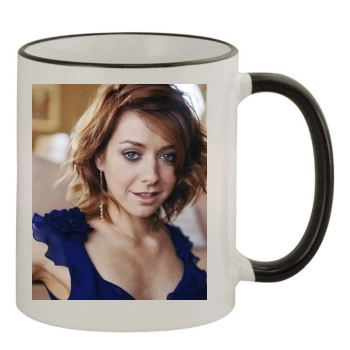 Alyson Hannigan 11oz Colored Rim & Handle Mug