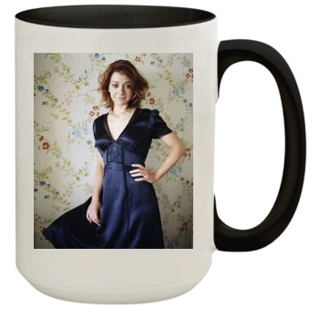 Alyson Hannigan 15oz Colored Inner & Handle Mug