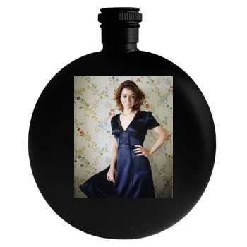 Alyson Hannigan Round Flask