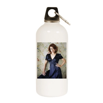 Alyson Hannigan White Water Bottle With Carabiner