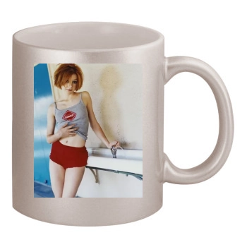 Alyson Hannigan 11oz Metallic Silver Mug