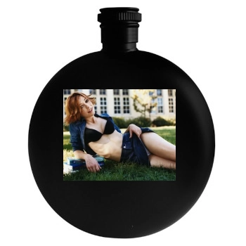 Alyson Hannigan Round Flask