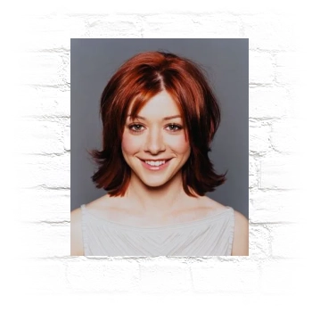 Alyson Hannigan Metal Wall Art