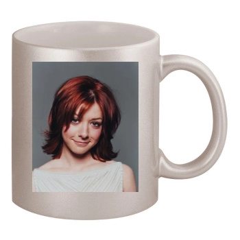 Alyson Hannigan 11oz Metallic Silver Mug