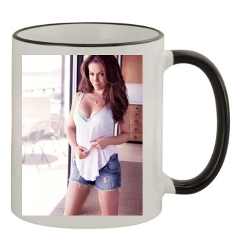 Alyssa Milano 11oz Colored Rim & Handle Mug