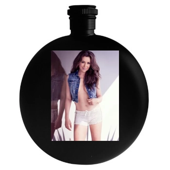 Alyssa Milano Round Flask