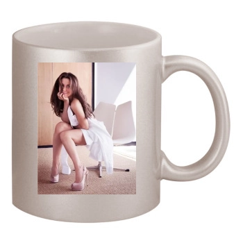 Alyssa Milano 11oz Metallic Silver Mug