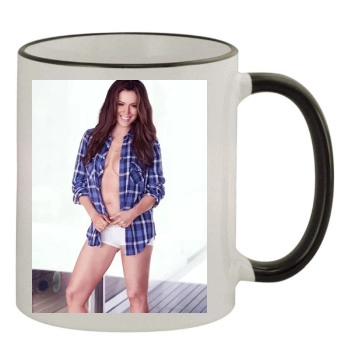 Alyssa Milano 11oz Colored Rim & Handle Mug