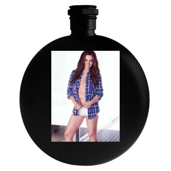 Alyssa Milano Round Flask