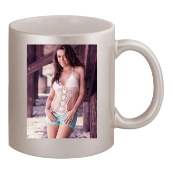 Alyssa Milano 11oz Metallic Silver Mug