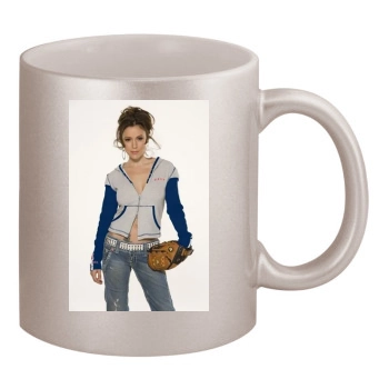 Alyssa Milano 11oz Metallic Silver Mug