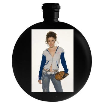 Alyssa Milano Round Flask