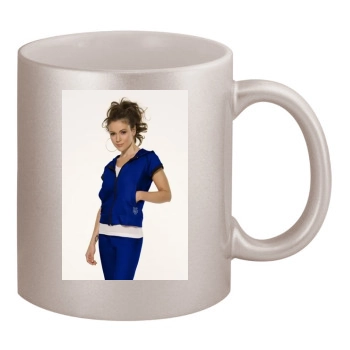 Alyssa Milano 11oz Metallic Silver Mug