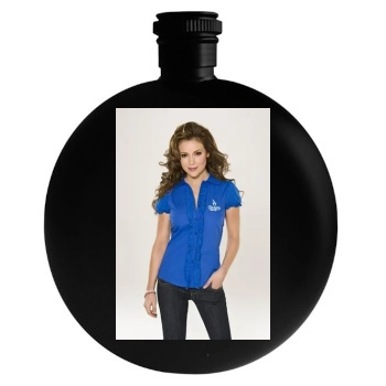 Alyssa Milano Round Flask