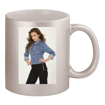 Alyssa Milano 11oz Metallic Silver Mug