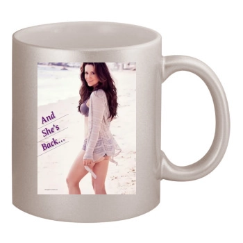 Alyssa Milano 11oz Metallic Silver Mug