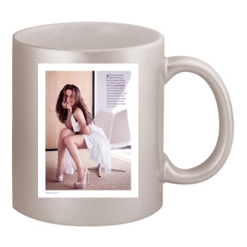 Alyssa Milano 11oz Metallic Silver Mug