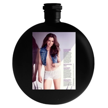 Alyssa Milano Round Flask