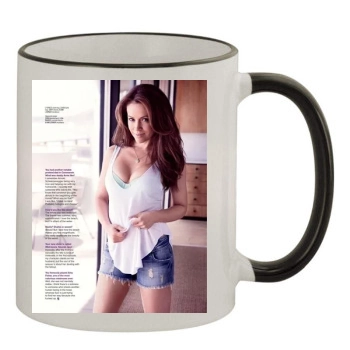 Alyssa Milano 11oz Colored Rim & Handle Mug