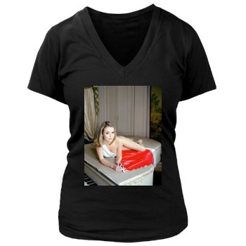 Amanda Holden Women's Deep V-Neck TShirt