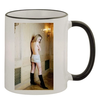 Amanda Holden 11oz Colored Rim & Handle Mug