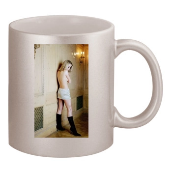 Amanda Holden 11oz Metallic Silver Mug